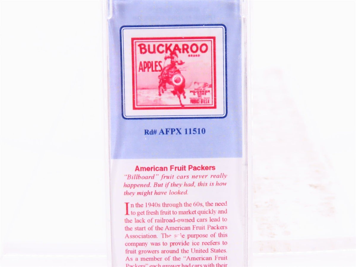 N Scale Micro-Trains MTL NSC 10-30 #15 AFPX Buckaroo Apples Reefer #11510