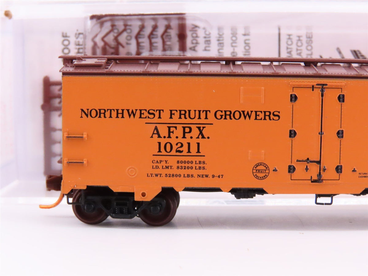 N Scale Micro-Trains MTL NSE 11-51 #16 AFPX Cascade Apples Reefer #10211