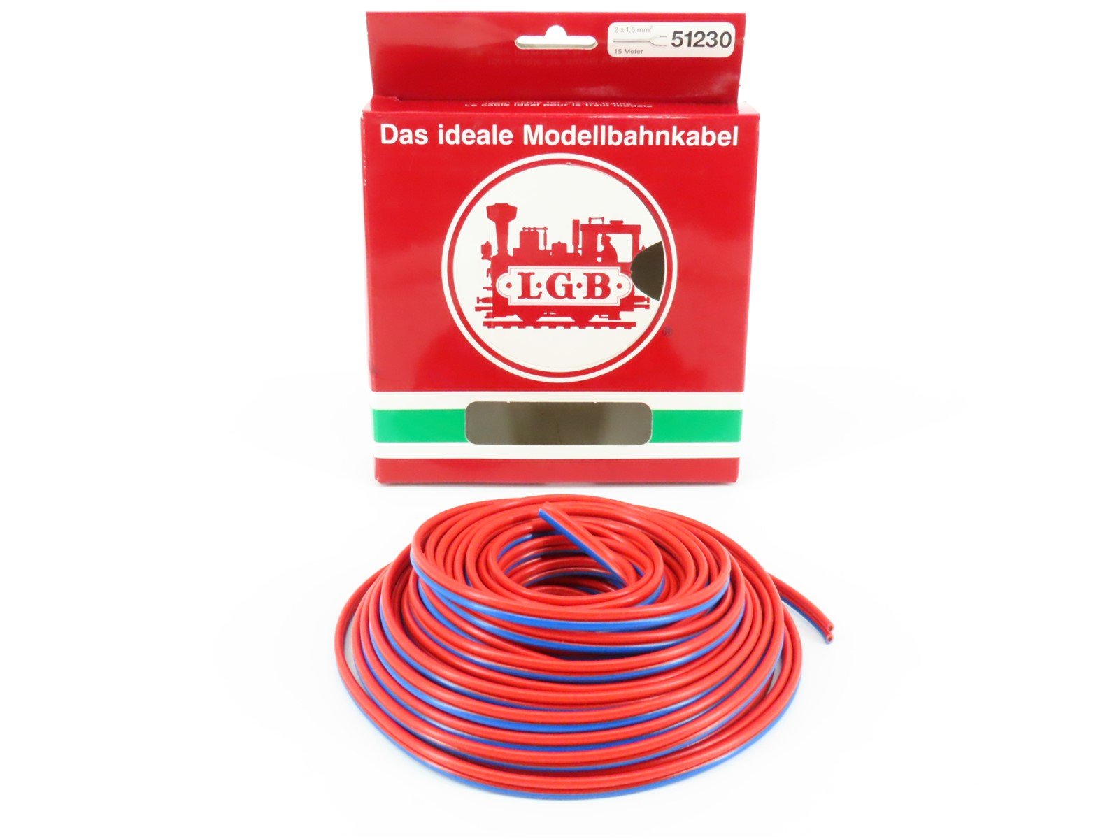 LGB 50230 2 Conductor Red & Blue 15 Meter Wire