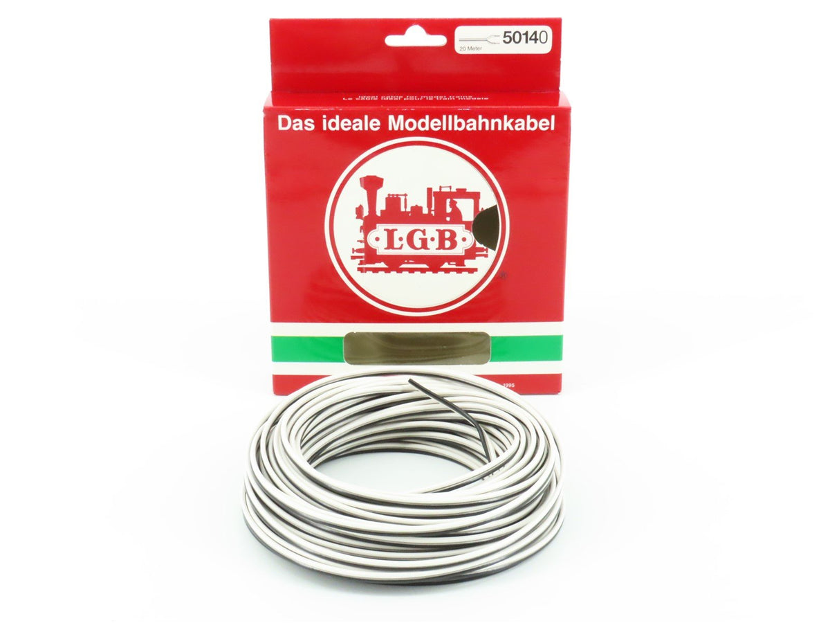 LGB 50140 2 Conductor Black &amp; White 20 Meter Wire