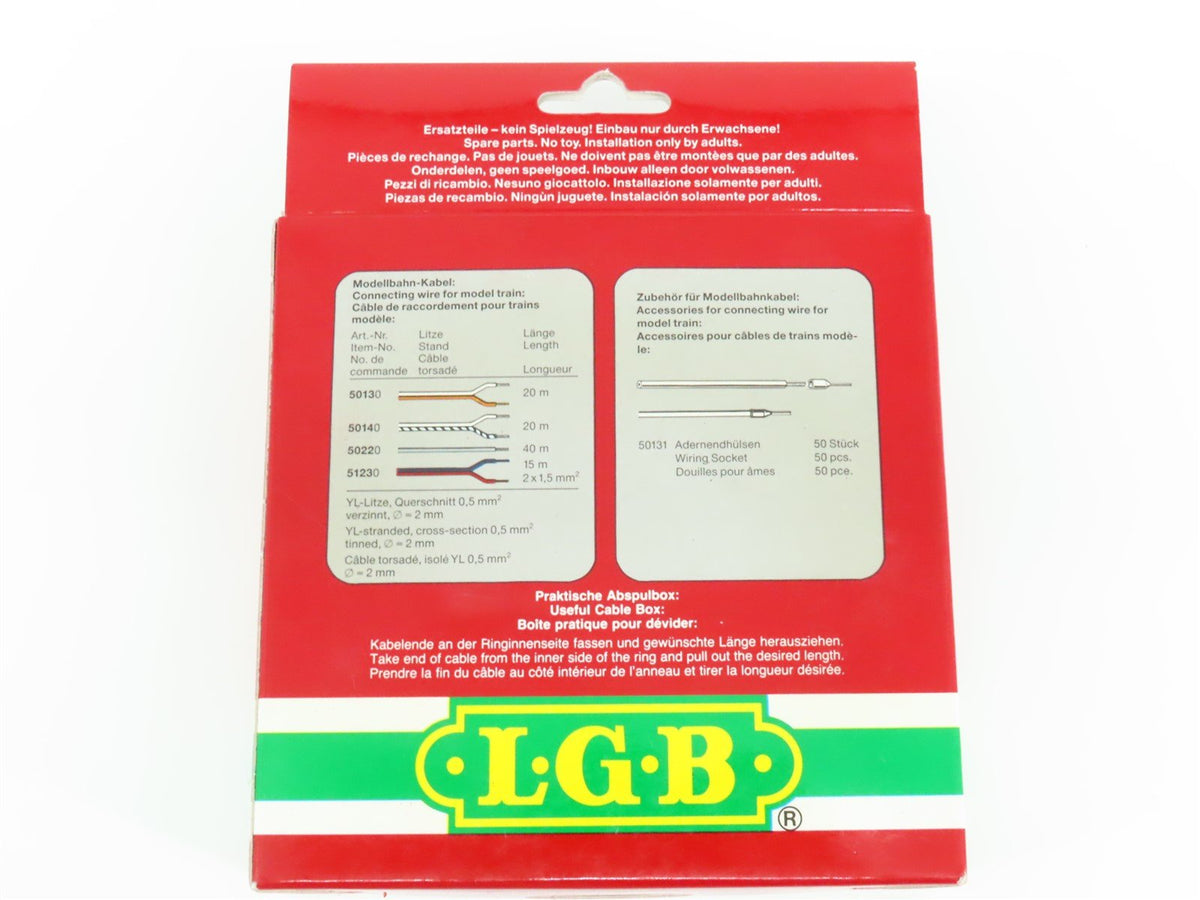 LGB 50140 2 Conductor Black &amp; White 20 Meter Wire