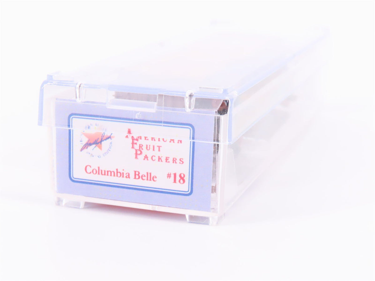 N Scale Micro-Trains MTL NSE 13-88 #18 AFPX Columbia Belle Apples Reefer #11813