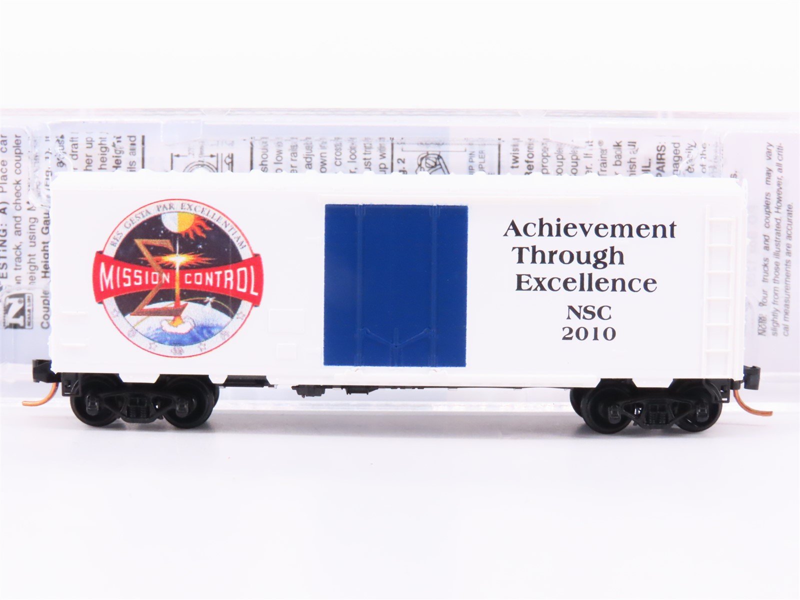 N Scale Micro-Trains MTL NSC 10-01 Mission Control 40' Plug Door Box Car #2010