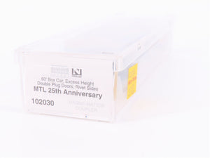 N Micro-Trains MTL 102030 25th Anniversary 60' Double Plug Doors Box Car #1172