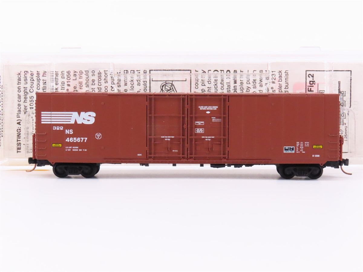 N Scale Micro-Trains MTL 102070 NS Norfolk Southern Railroad 60&#39; Box Car #465677