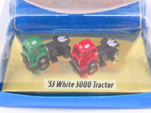 N Scale CMW Mini Metals 50205 53' White 300 Tractor 2-Pack