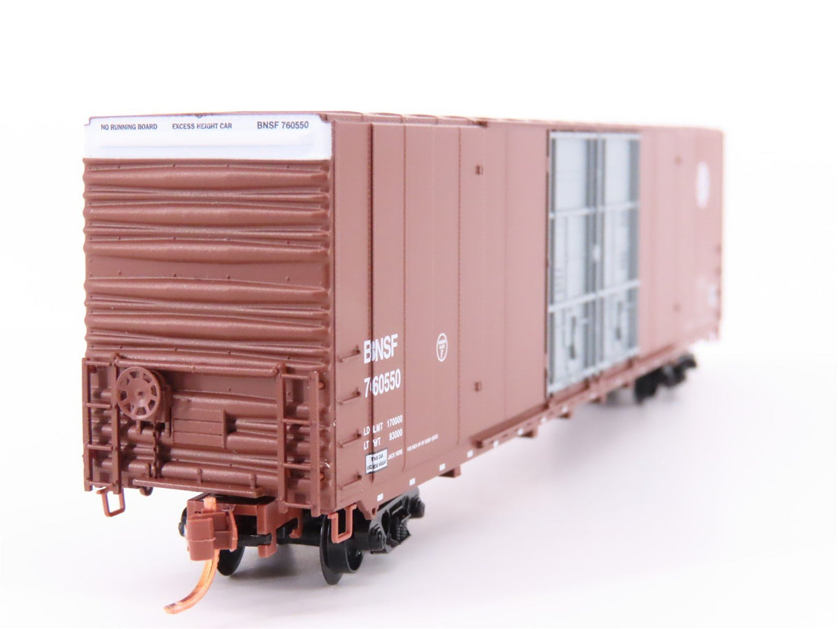 N Micro-Trains MTL GCS Car #12 BNSF &quot;California&quot; 60&#39; Box Car #760550 w/ Graffiti