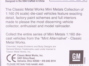 N Scale CMW Mini Metals 50247 78' Chevy Impala Fire Chief Car 2-Pack