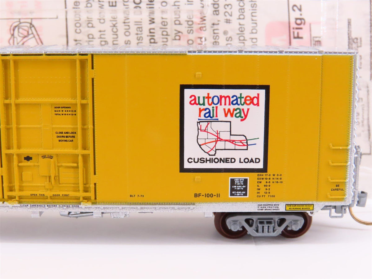 N Micro-Trains MTL 102020 UP Union Pacific 60&#39; Double Plug Doors Box Car #960856