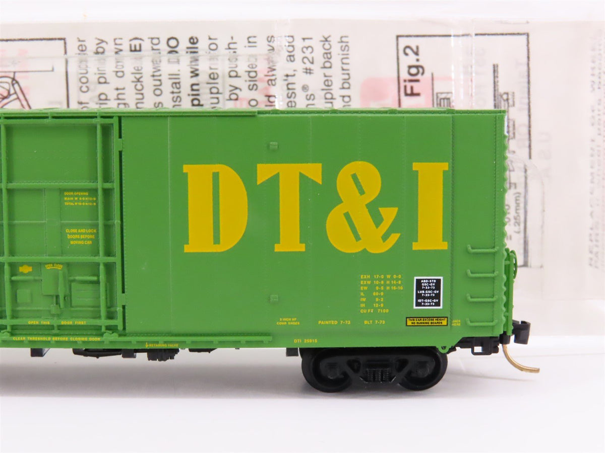 N Scale Micro-Trains MTL 102010 DTI Detroit Toledo &amp; Ironton 60&#39; Box Car #25915