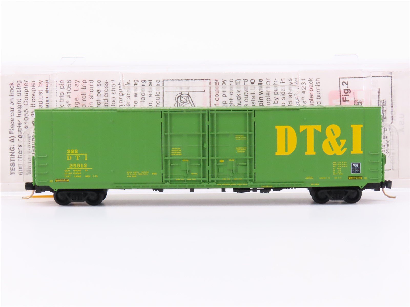 N Scale Micro-Trains MTL 102010 DTI Detroit Toledo & Ironton 60' Box Car #25912