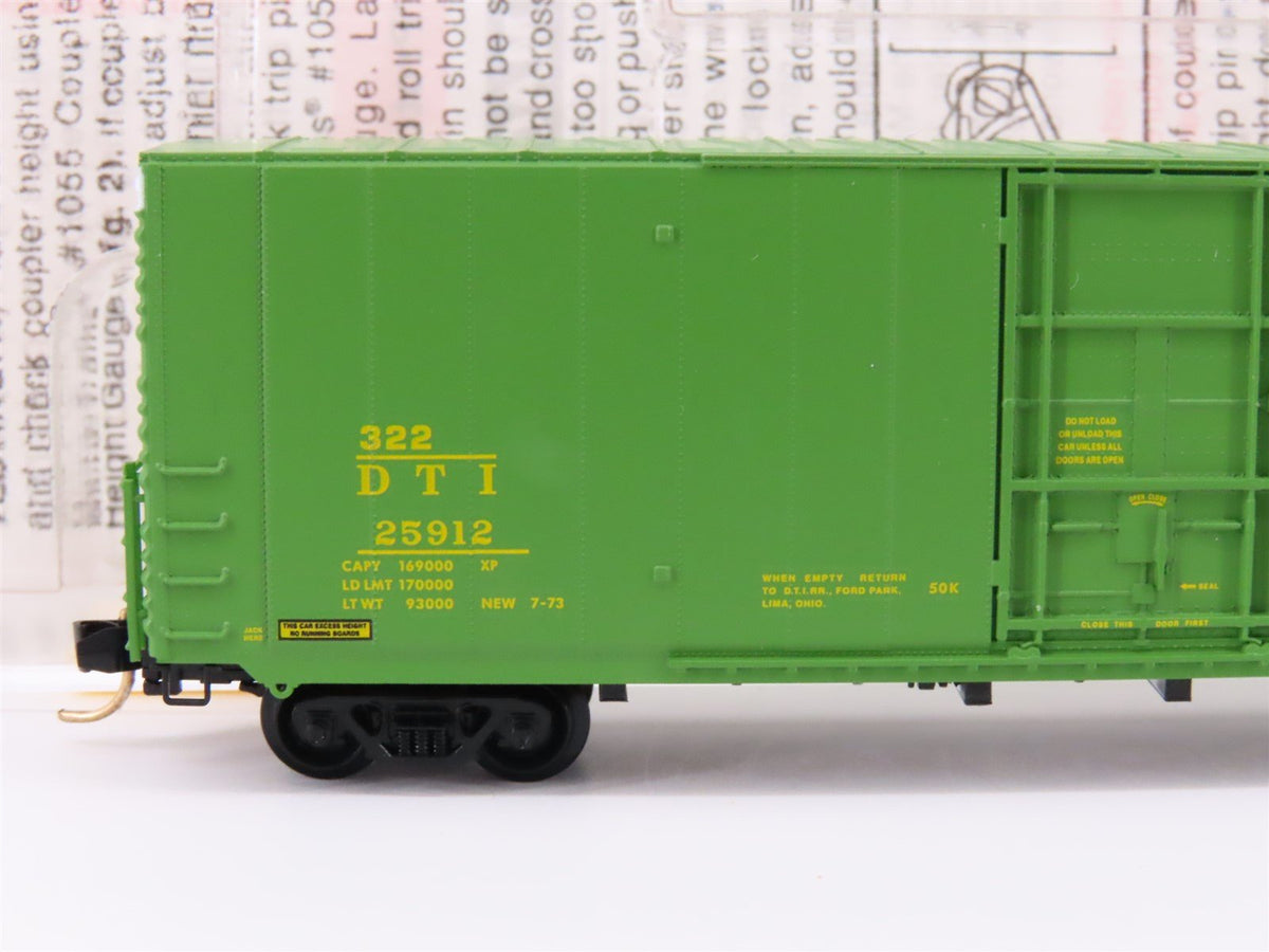 N Scale Micro-Trains MTL 102010 DTI Detroit Toledo &amp; Ironton 60&#39; Box Car #25912