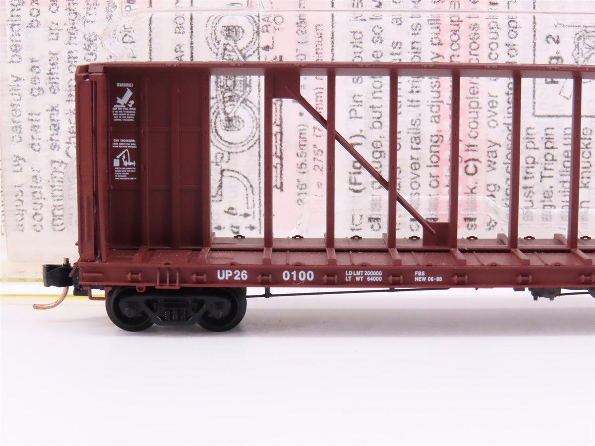 N Scale Micro-Trains MTL 53710 UP Union Pacific 60&#39; 8&quot; Thrall Flat Car #260100