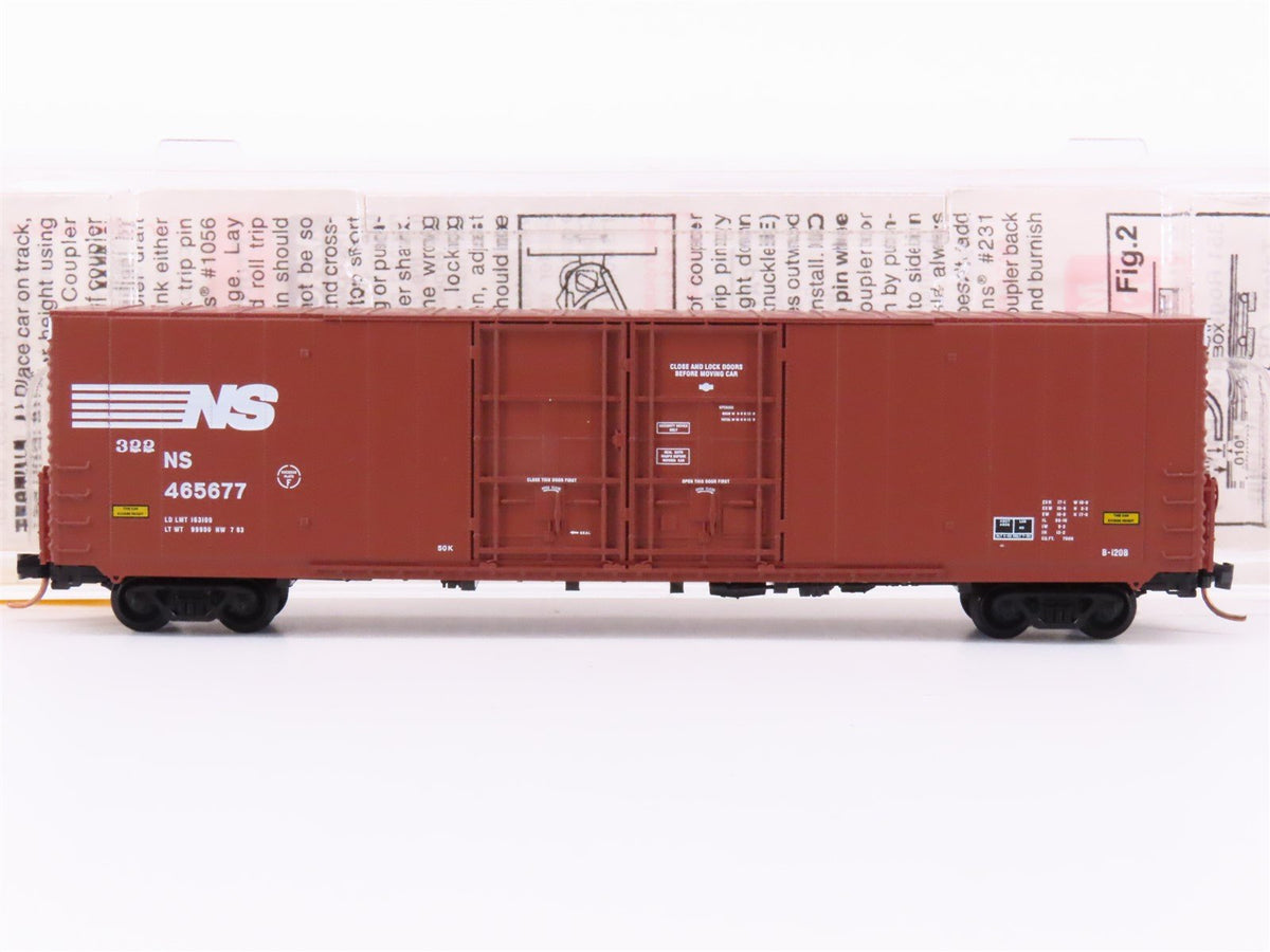 N Scale Micro-Trains MTL 102070 NS Norfolk Southern Railroad 60&#39; Box Car #465677