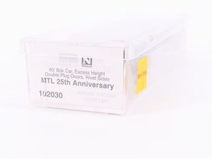 N Micro-Trains MTL 102030 25th Anniversary 60' Double Plug Doors Box Car #1172