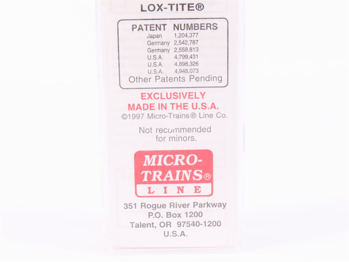 N Micro-Trains MTL 53510 GBRX Domtar Gypsum 60&#39; 8&quot; Gunderson Flat Car #9020