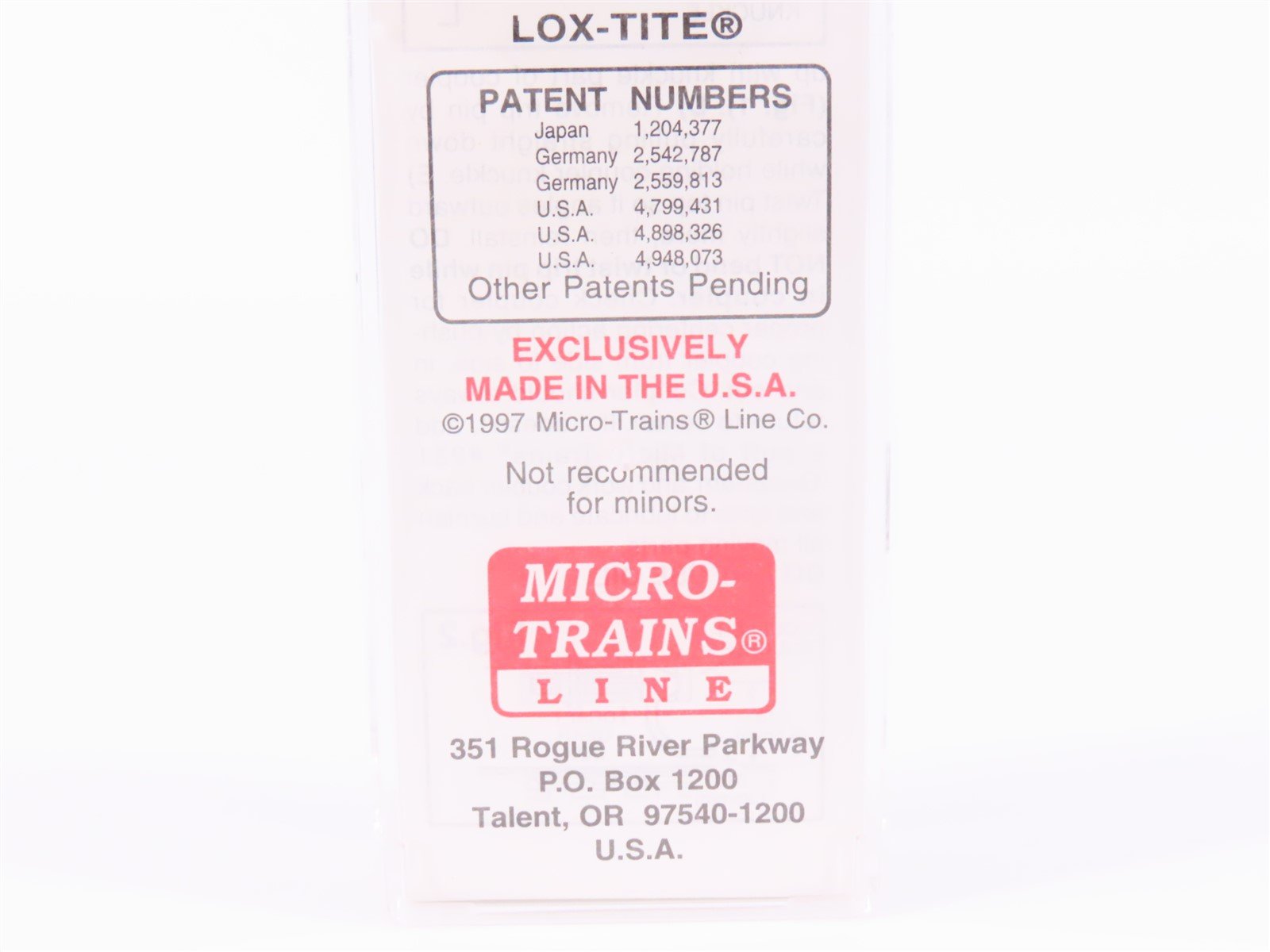 N Micro-Trains MTL 53510 GBRX Domtar Gypsum 60' 8