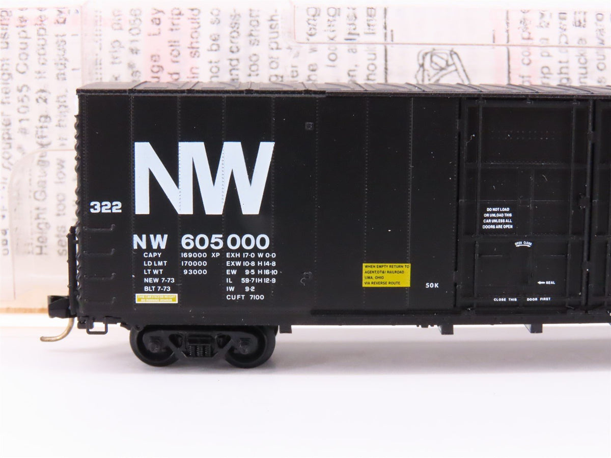 N Scale Micro-Trains MTL 102040 NW Norfolk &amp; Western 60&#39; Box Car #605000