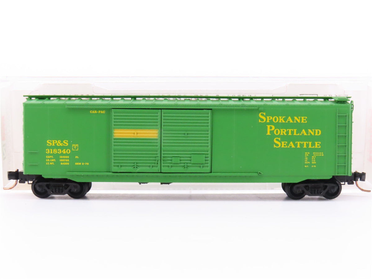 N Micro-Trains MTL 34040 SP&amp;S Spokane Portland &amp; Seattle 50&#39; Box Car #318340