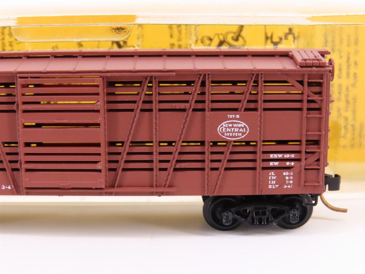 N Scale Kadee Micro-Trains MTL 35041 NYC New York Central 40&#39; Stock Car #28497