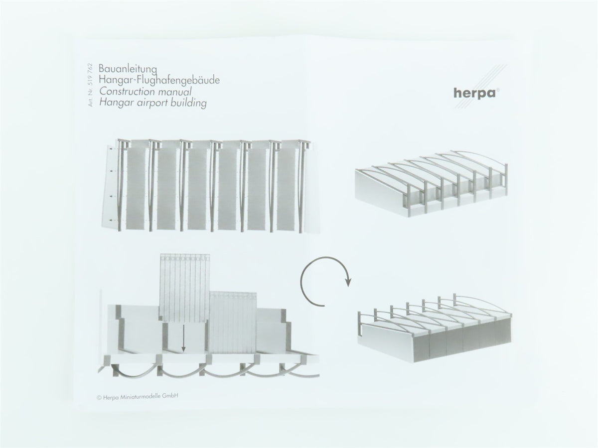1:500 Scale Herpa Wings 519762 Airport Hanger Kit