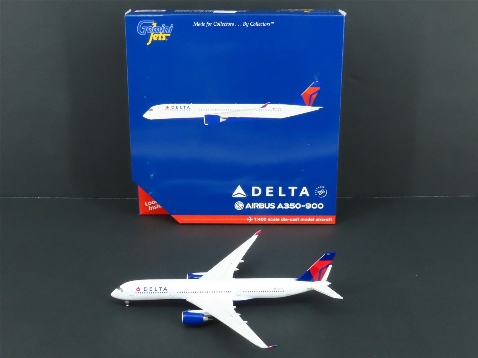 1:400 GeminiJets GJDAL1607 Die-Cast Delta Air Lines Airbus A350-900 Airliner