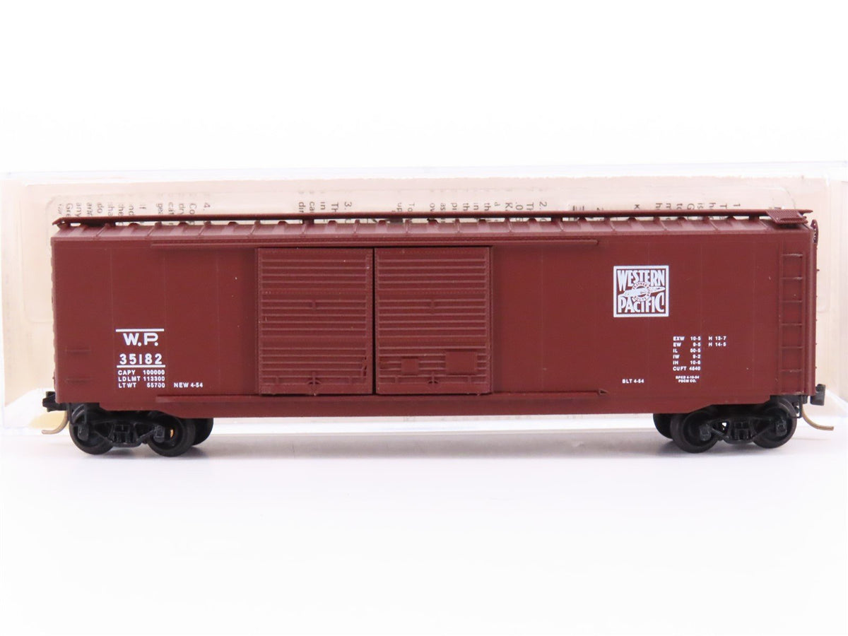 N Kadee Micro-Trains MTL 34130 WP Western Pacific Feather 50&#39; Box Car #35182