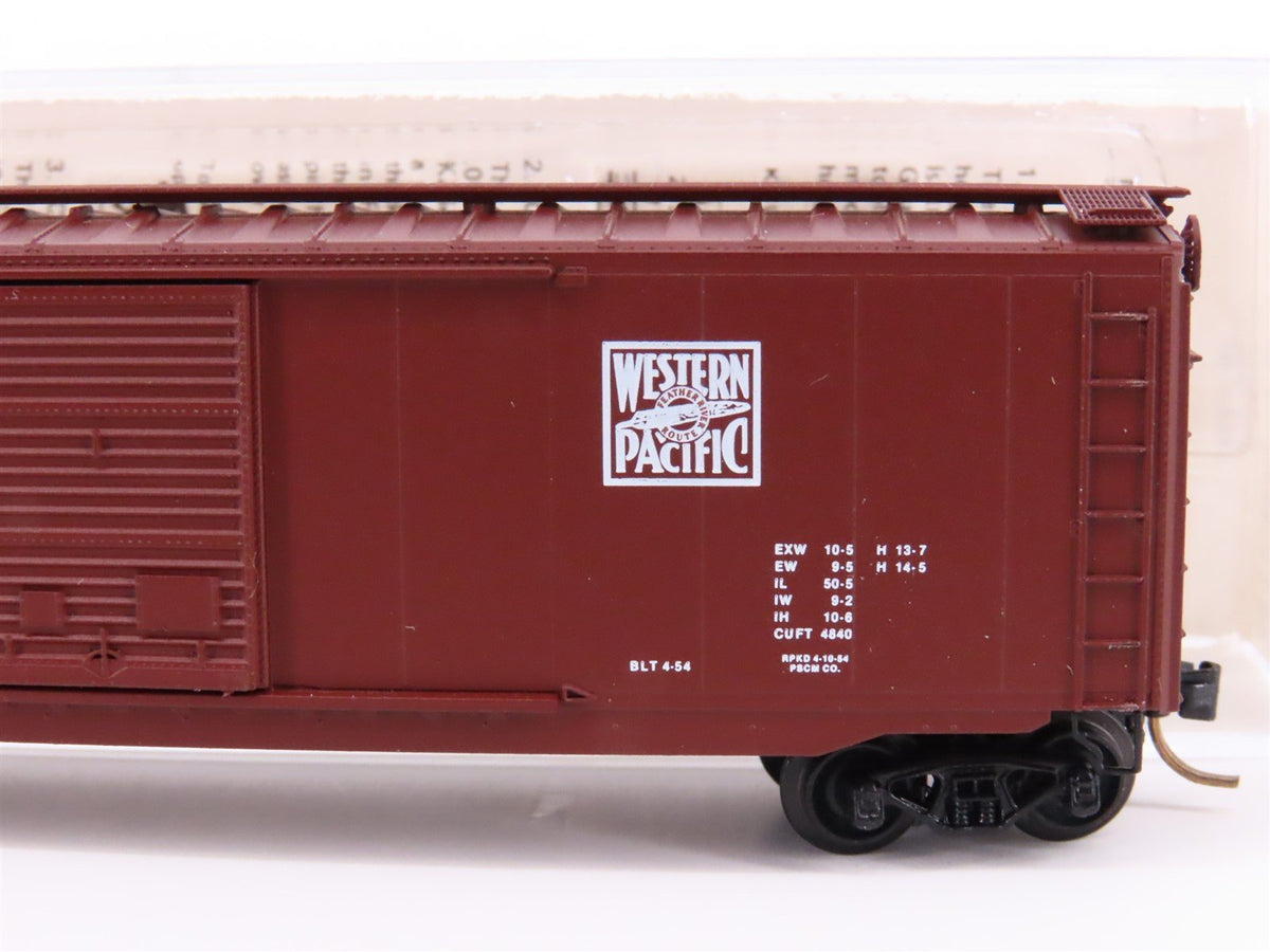 N Kadee Micro-Trains MTL 34130 WP Western Pacific Feather 50&#39; Box Car #35182