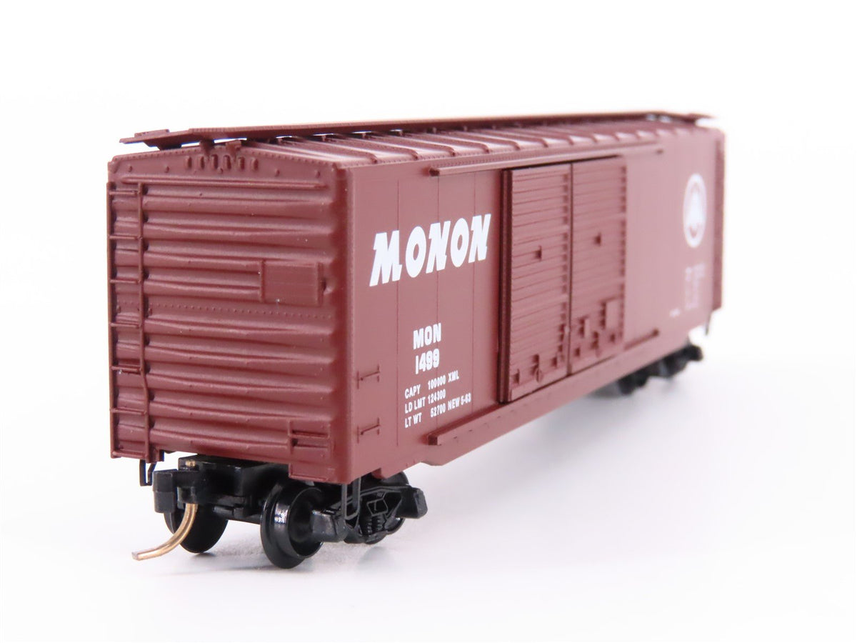 N Scale Kadee Micro-Trains MTL 34120 MON Monon 50&#39; Double Door Box Car #1499