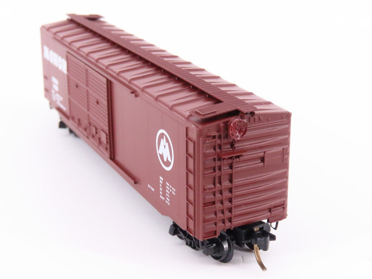 N Scale Kadee Micro-Trains MTL 34120 MON Monon 50&#39; Double Door Box Car #1499