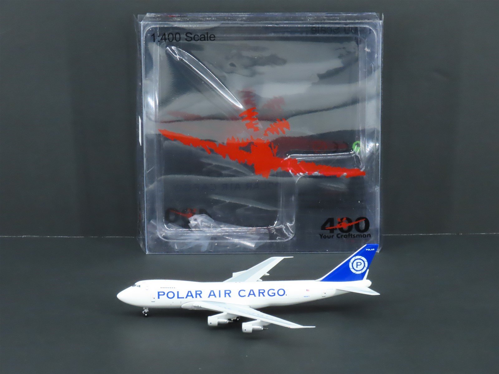 1:400 Scale 400 Your Craftsman Die-Cast Polar Air Boeing 747-249F Airliner