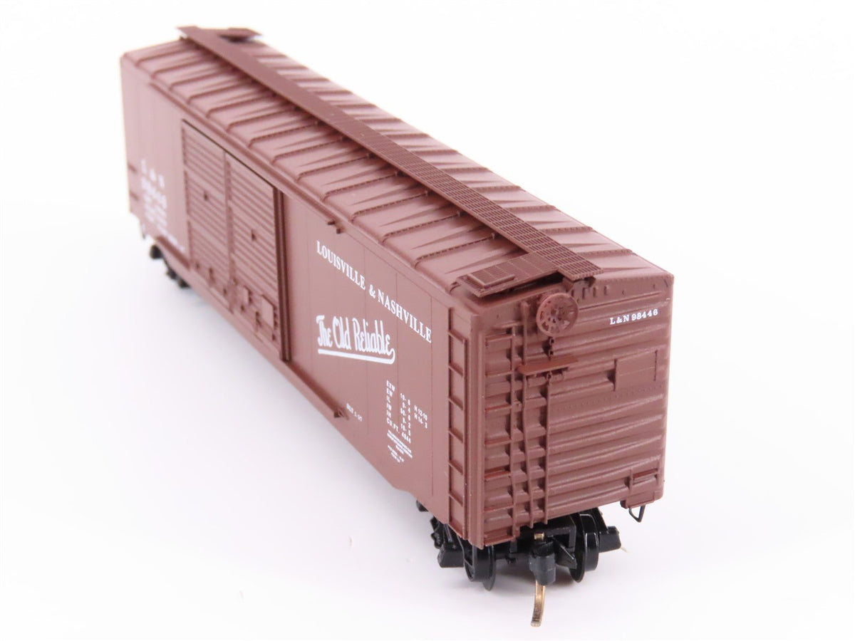 N Scale Micro-Trains MTL 34100 L&amp;N Old Reliable 50&#39; Double Door Box Car #98446