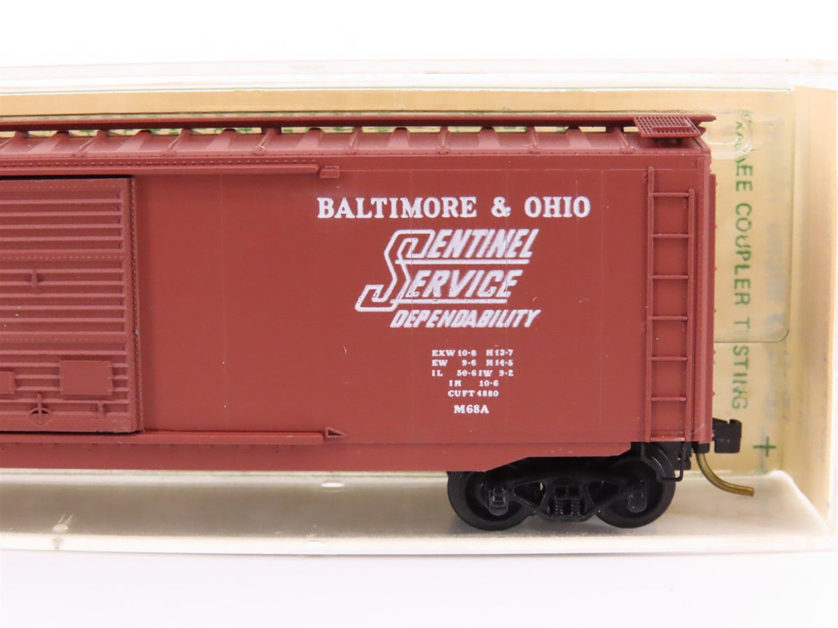 N Kadee Micro-Trains MTL 34151 B&amp;O 50&#39; Double Door Box Car #471310 - Blue Label