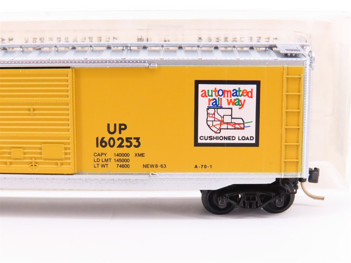 N Scale Micro-Trains MTL 34090 UP Union Pacific 50&#39; Double Door Box Car #160253