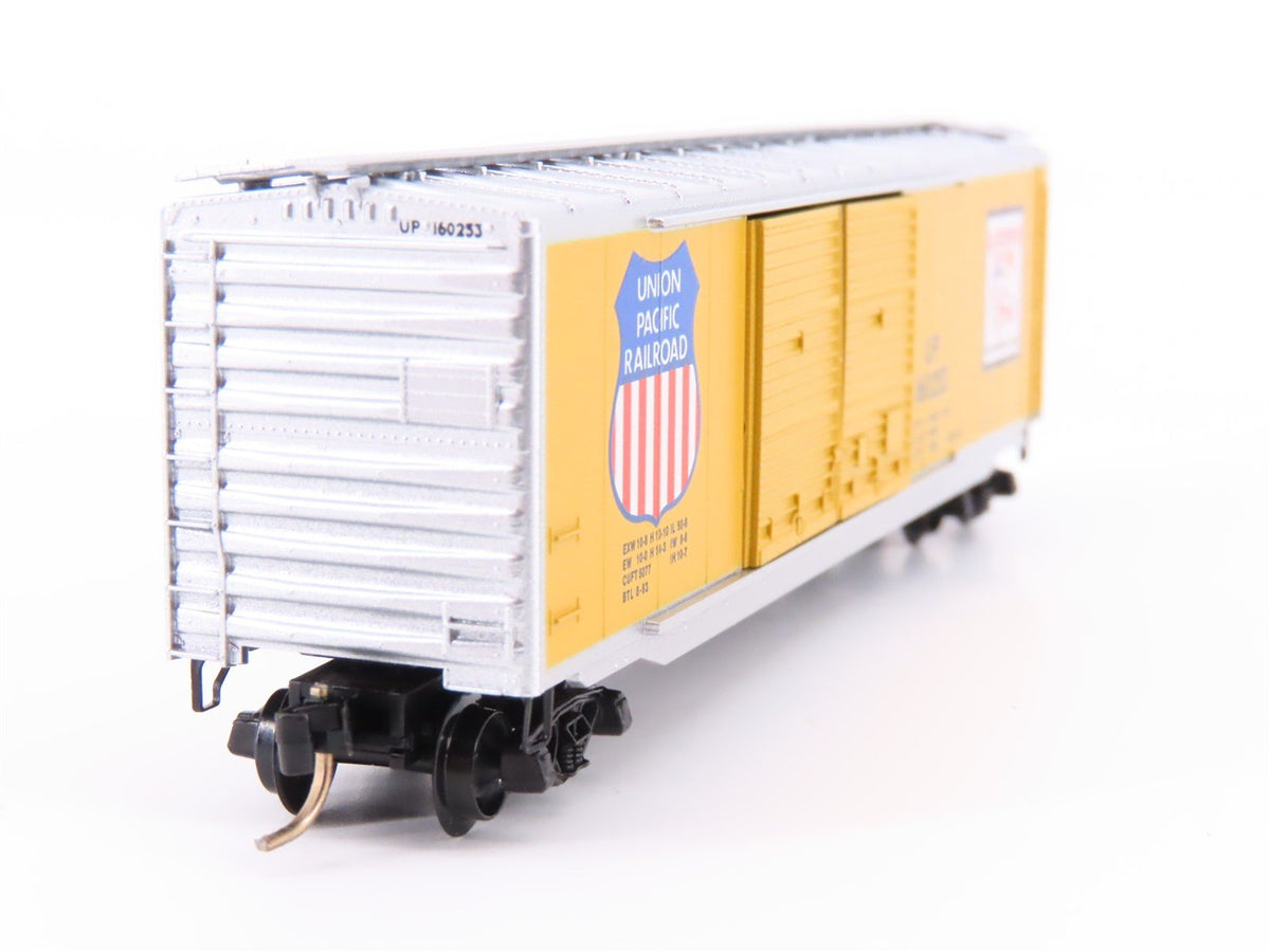 N Scale Micro-Trains MTL 34090 UP Union Pacific 50&#39; Double Door Box Car #160253