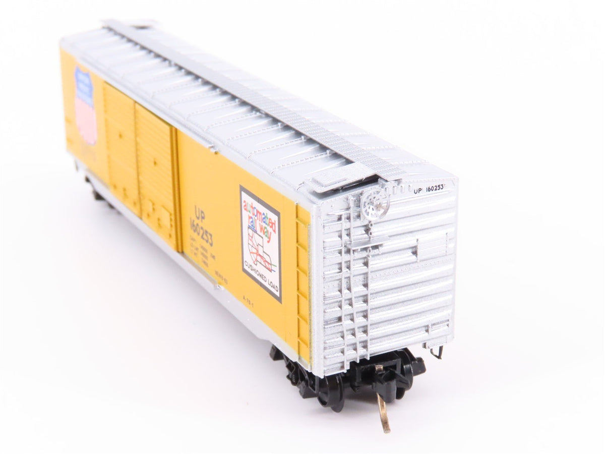 N Scale Micro-Trains MTL 34090 UP Union Pacific 50&#39; Double Door Box Car #160253