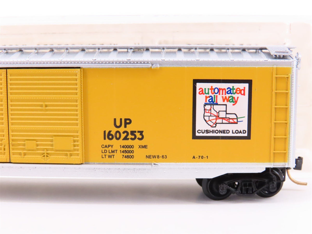 N Scale Micro-Trains MTL 34090 UP Union Pacific 50&#39; Double Door Box Car #160253