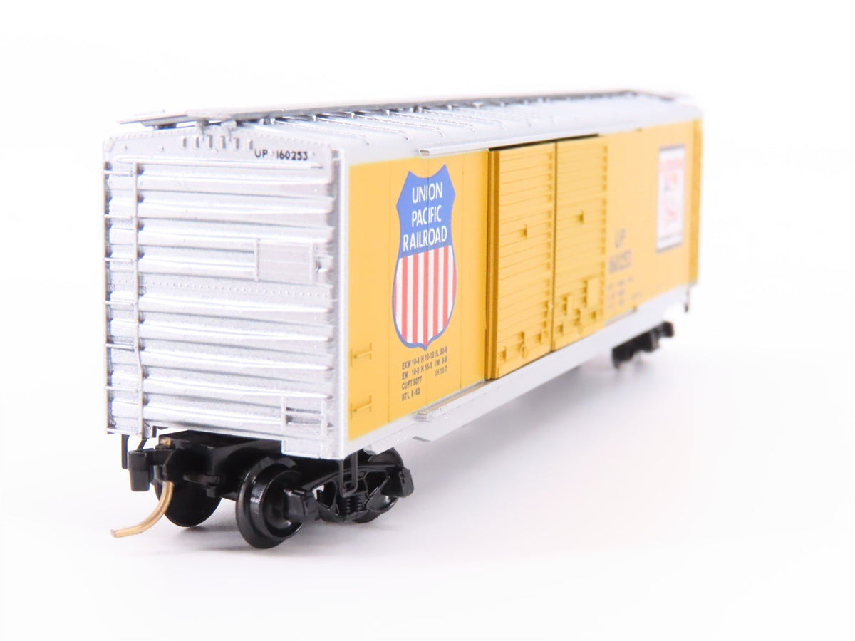 N Scale Micro-Trains MTL 34090 UP Union Pacific 50&#39; Double Door Box Car #160253