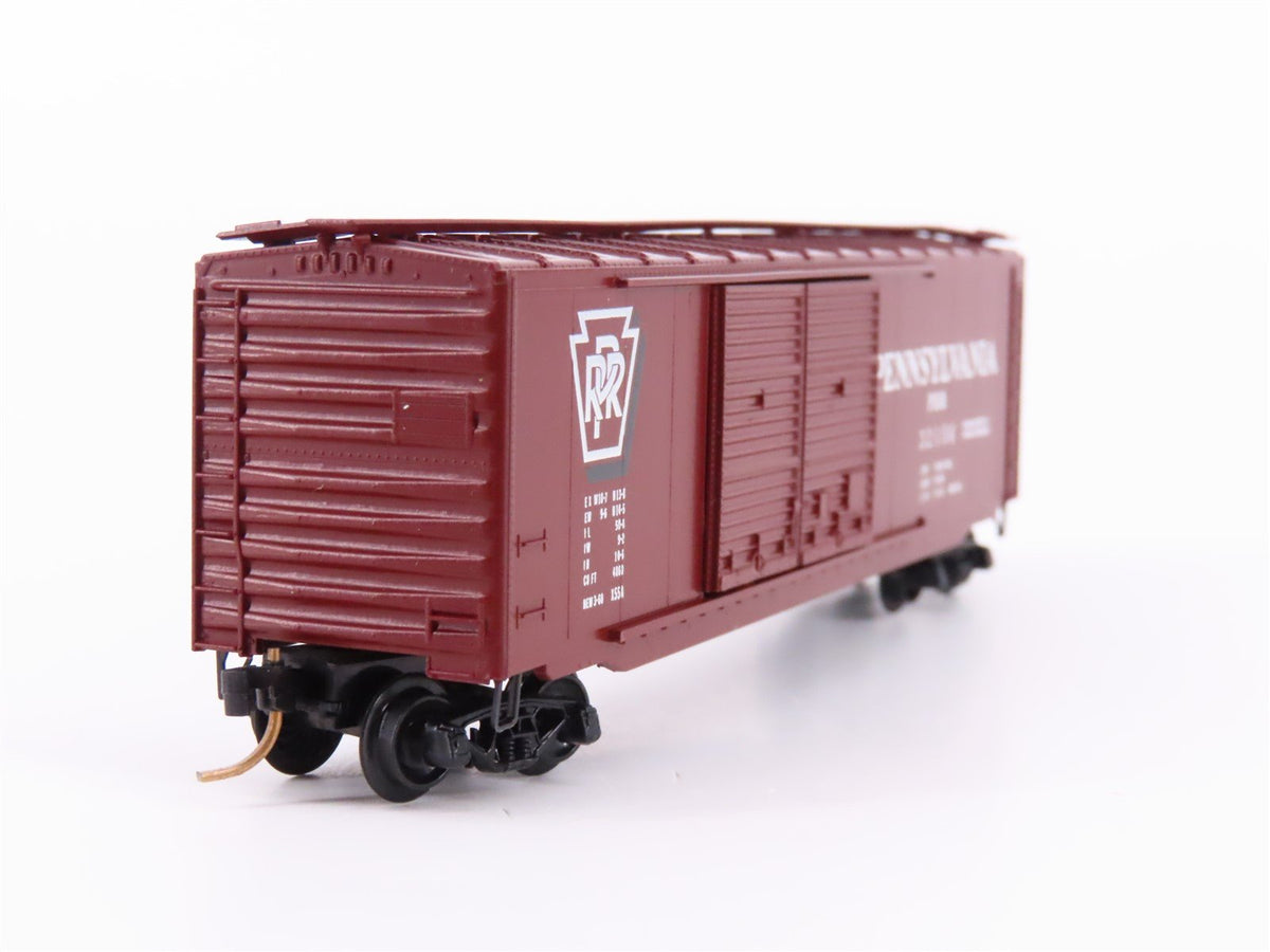 N Kadee Micro-Trains MTL 34080 PRR Pennsylvania 50&#39; Double Door Box Car #32156