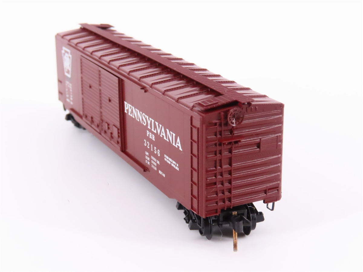 N Kadee Micro-Trains MTL 34080 PRR Pennsylvania 50&#39; Double Door Box Car #32156