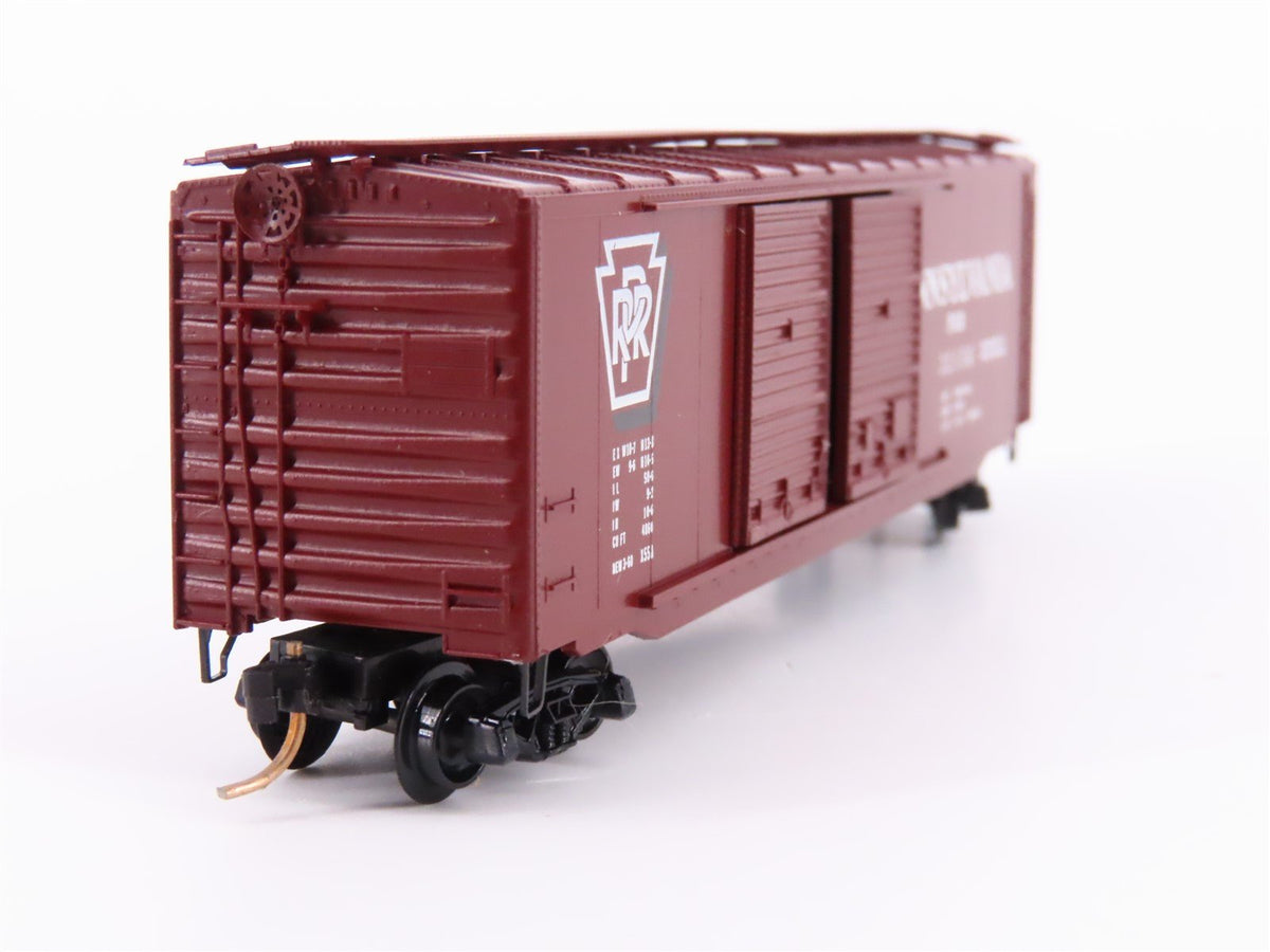 N Kadee Micro-Trains MTL 34080 PRR Pennsylvania 50&#39; Double Door Box Car #32156