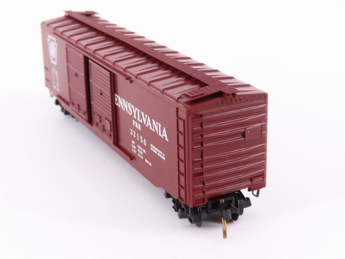 N Kadee Micro-Trains MTL 34080 PRR Pennsylvania 50&#39; Double Door Box Car #32156