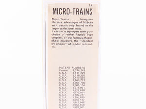 N Kadee Micro-Trains MTL 34080 PRR Pennsylvania 50' Double Door Box Car #32156