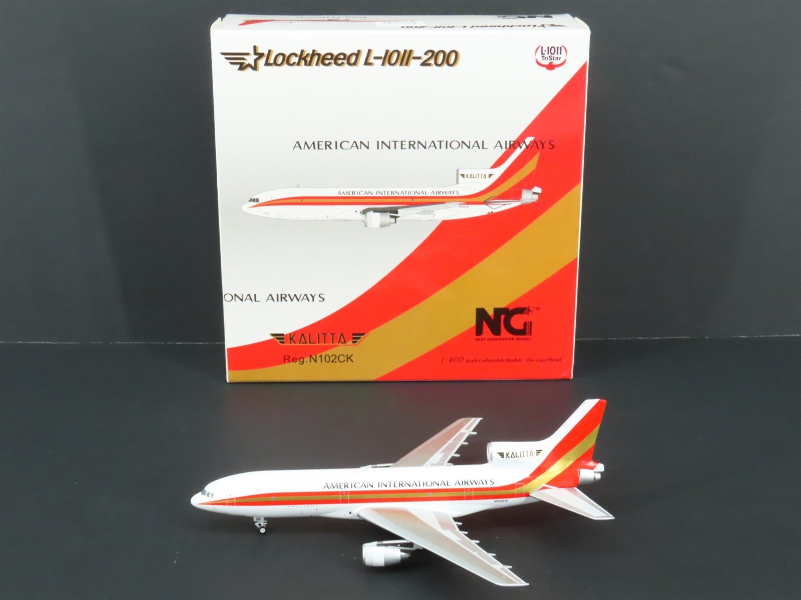 1:400 Next Generation 32007 Kalitta American Intl Lockheed L1011-1 Airliner