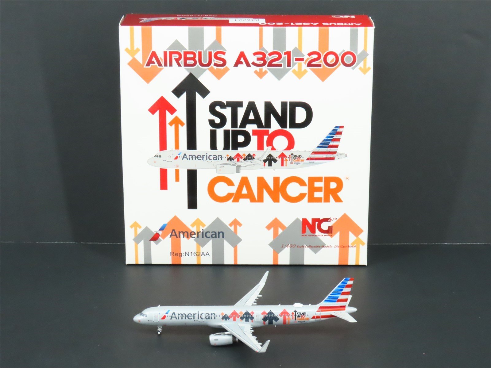 1:400 Next Generation 13003 Diecast American Stand Up To Cancer Airbus A321-200