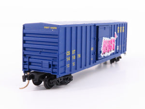 N Micro-Trains MTL GCS 28 of 400 CSXT Single Door Box Car #141076 w/ Graffiti