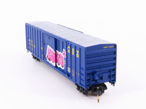 N Micro-Trains MTL GCS 28 of 400 CSXT Single Door Box Car #141076 w/ Graffiti