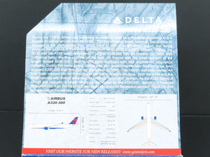 1:400 Scale GeminiJets GJDAL932 Delta Air Lines Airbus A330-300 Airliner