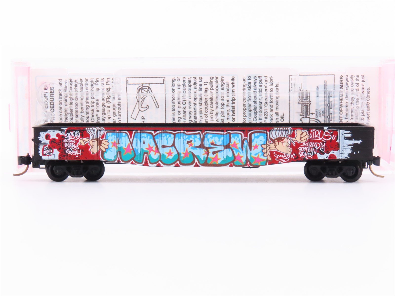 N Micro-Trains MTL GCS Car #5 28 of 300 CP Rail Gondola #422317 w/ Graffiti