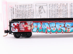 N Micro-Trains MTL GCS Car #5 28 of 300 CP Rail Gondola #422317 w/ Graffiti